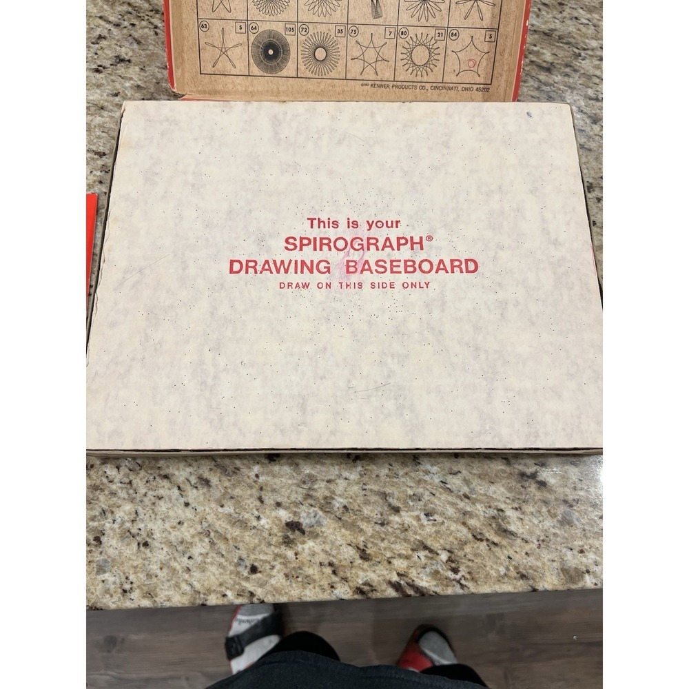 Vtg 1967 Kenner's New Spirograph Drawing Set Box Kit No. #401 Near Complete - Picture 8 of 16